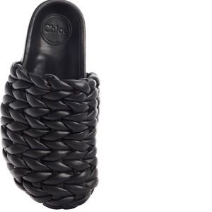 Chloé Kacey Braided Leather Mule